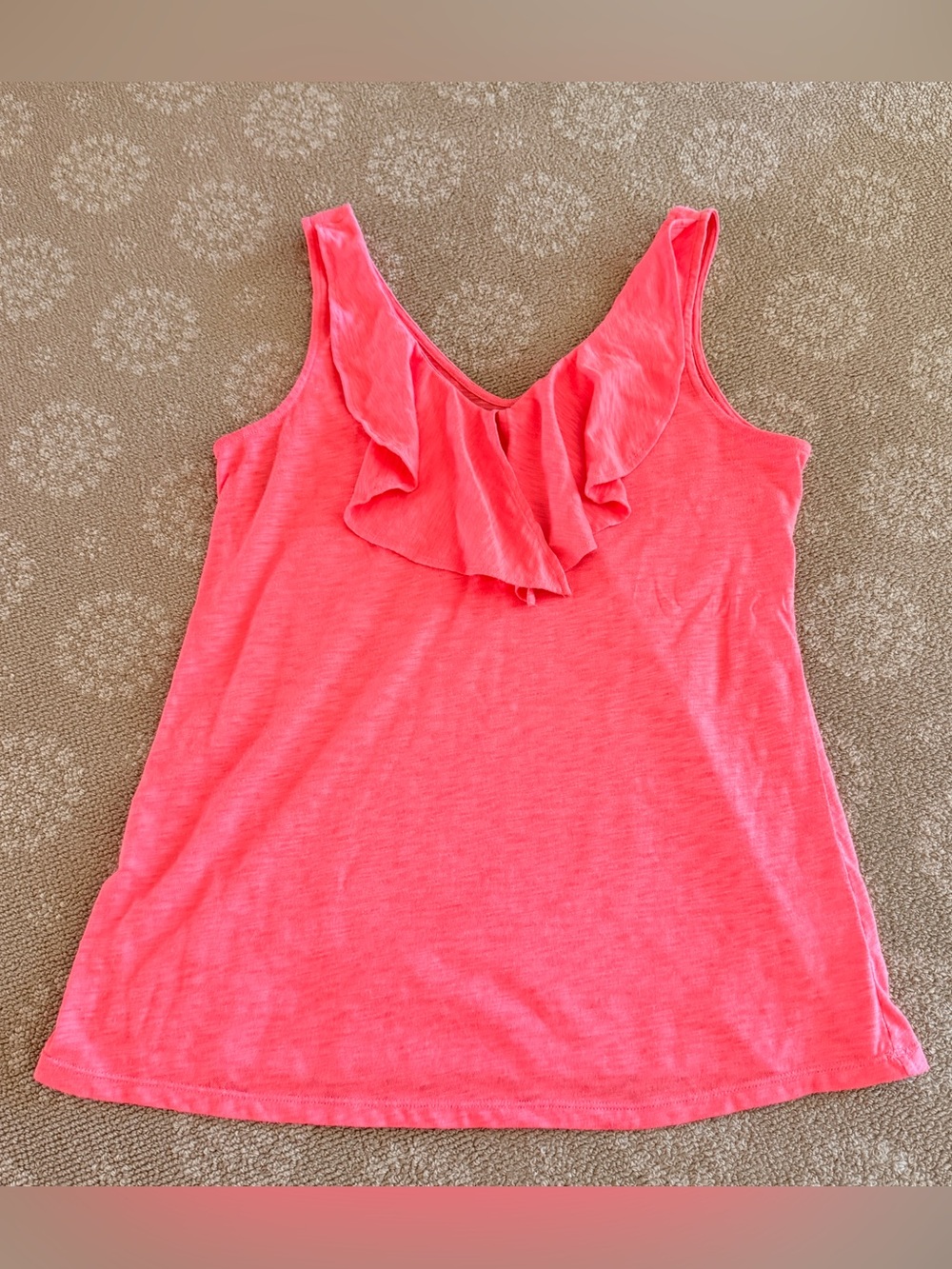 EUC Lilly Pulitzer Shari Tank Top Hot Coral